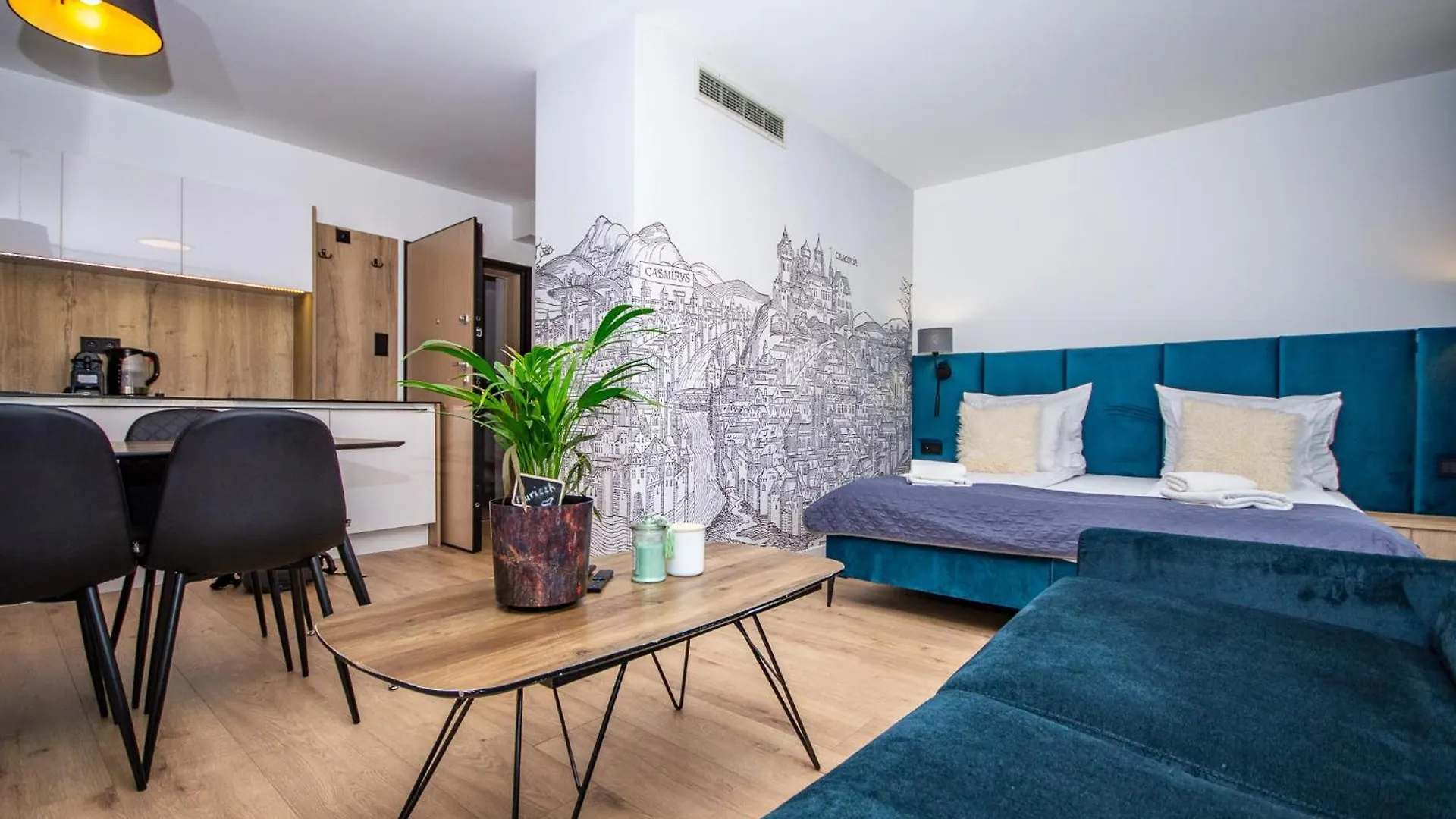 Inpoint Apartments G15 Near Old Town & Kazimierz District & Parking Option Krakow